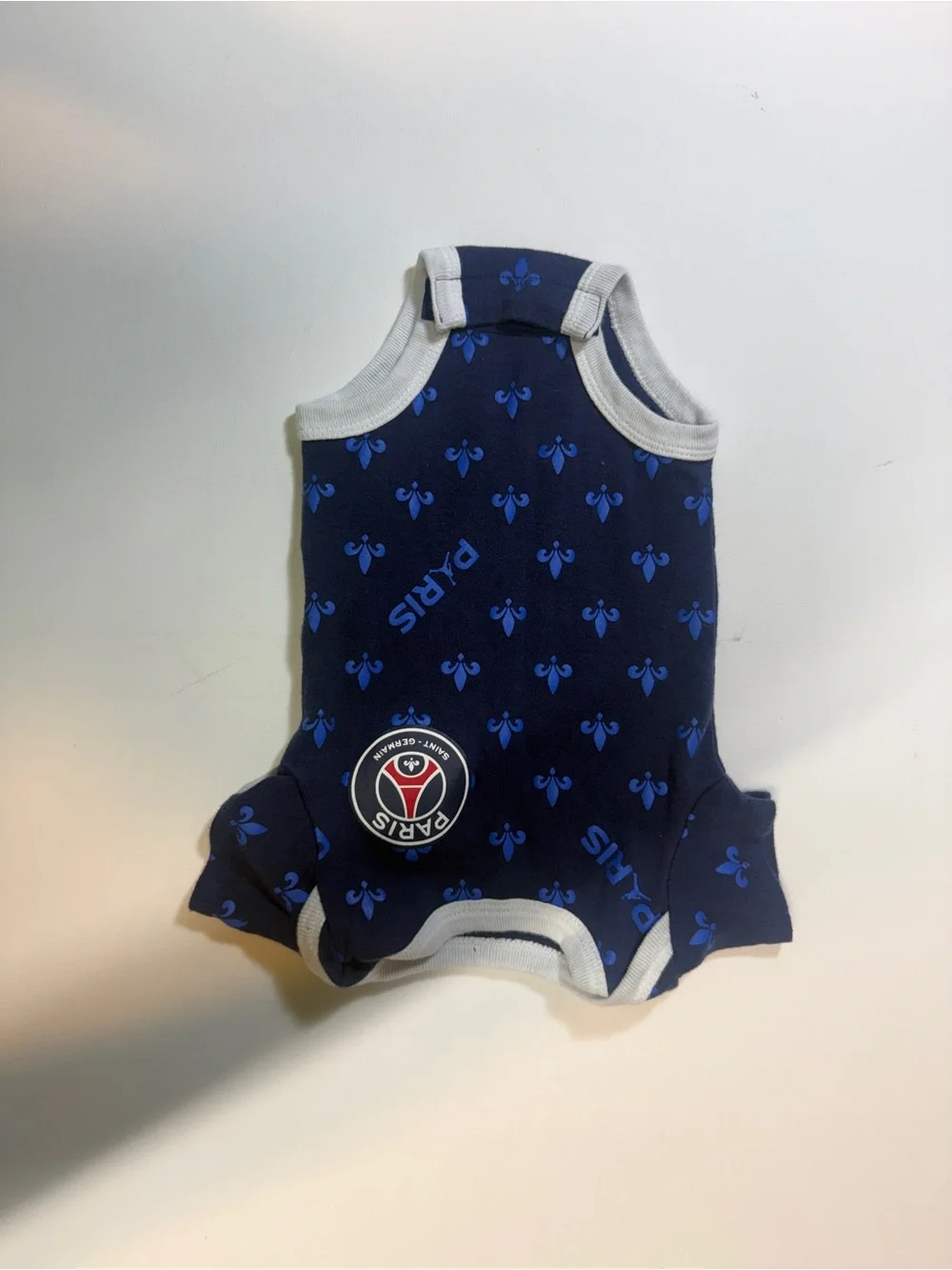 Jordan PSG Navy Blue Tank Top with Light Gray Trim and Blue‎ Onesie